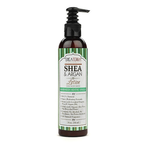 Shea & Argan Lotion (Marrakesh Menth-Vanilla)