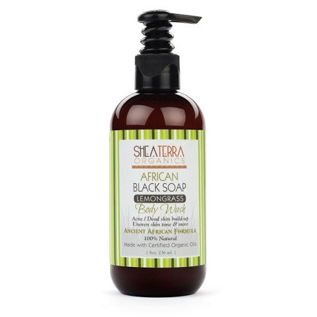 Lemongrass African Black Soap Body Wash